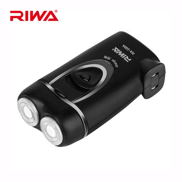 

riwa rechargeable electric shaver triple floating blade heads shaving razors face care men beard trimmer machine aercs227h-41