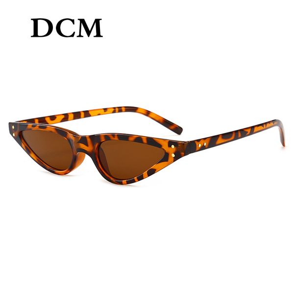 

dcm small fashion cat eye sunglasses women brand designer cat eyeglasses sun glasses uv400 protection, White;black