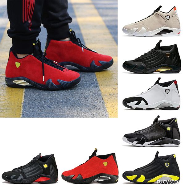 

14 14s basketball shoes men fusion purple last sblack fusion varsity red xiv playoffs sneakers eur size 7-13