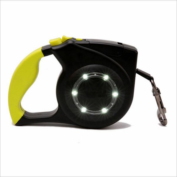 

pet retractable dog leash automatic telescopic traction rope cat led lamp reflector expansion tractor products