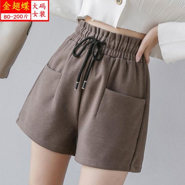 

women's shorts 2021 sports double-layer anti-light sweat-absorbent breathable high elasticity, White;black