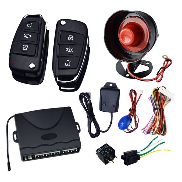 

1set universal car security alarm system anti-theft with remote controller 12v nj88