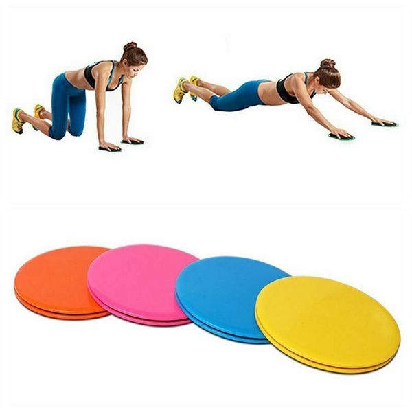 

2pcs gliding discs slider fitness disc exercise sliding plate for yoga gym abdominal core training exercise equipment dropship