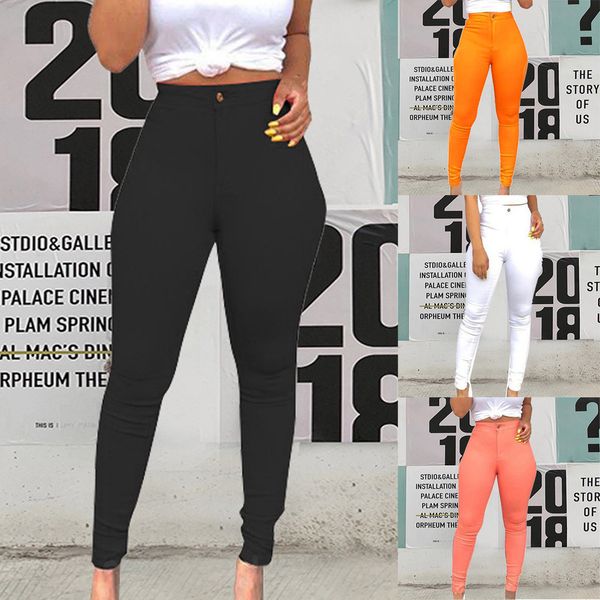 

fashion mom jeans women's skinny slim stretch black jeans low waist stretch slim pencil pants mujer s10, Blue