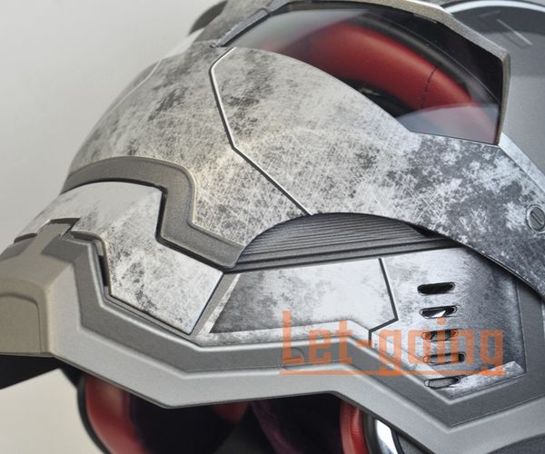 Top Abs Soman War Machine Matt Gray Mens Iron Man Helmet Motorcycle Helmet Half Open Face Helmet Motocross Casque Sport Bike Helmet Sport Bike Helmets