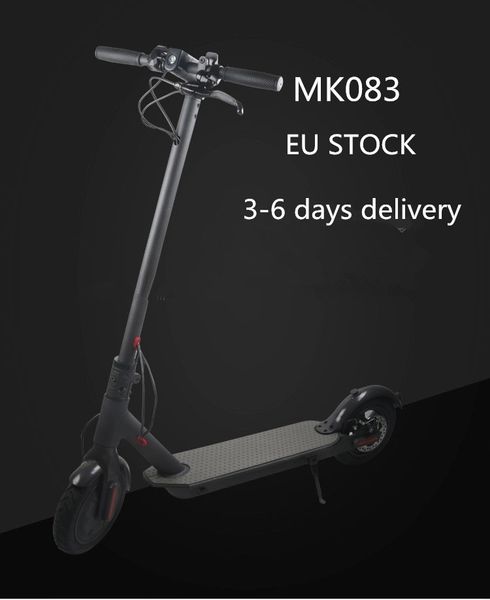 

eu stock 3-6 days delivery, kick folding electric scooters waterproof ip54 cashew nuts electric scooter moped scooter ce, Silver;blue