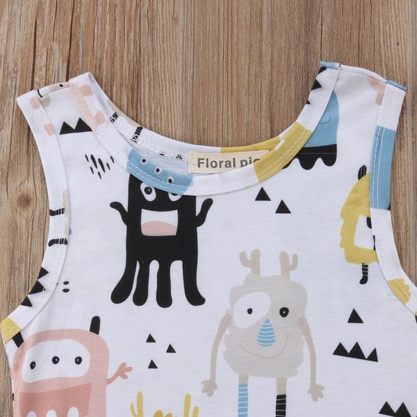 

casual newborn baby boys girl monster romper jumpsuit outfits clothes, Blue