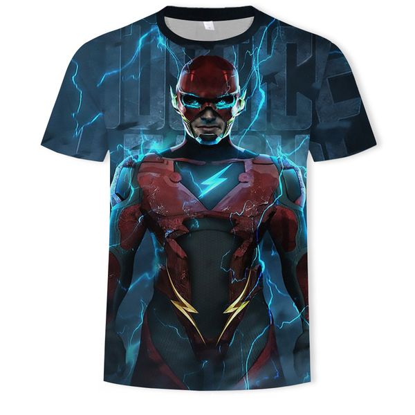 

mens designer marvel digital printing short-sleeved t-shirt street style round collar, White;black