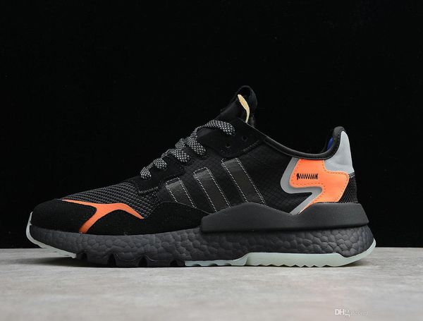 

2019 3m reflective luminous popcorn retro sports shoes running shoes for men and women shoes 36-45, White;red