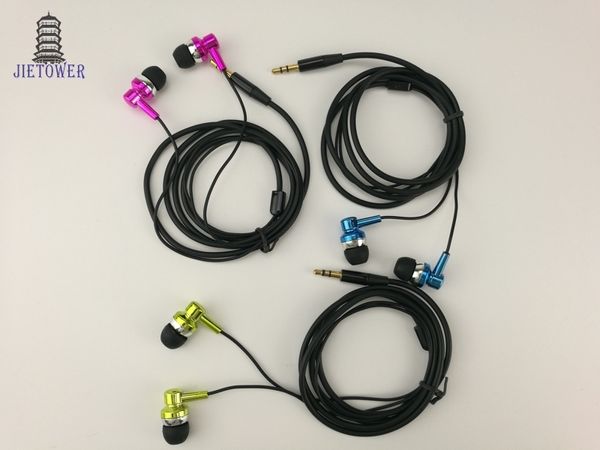 Dickdraht Headset Kopfhörer direkt ab Werk Großhandel Ohrhörer billig gold blau rosered Vergoldung für iPhone CP-12 100pcs