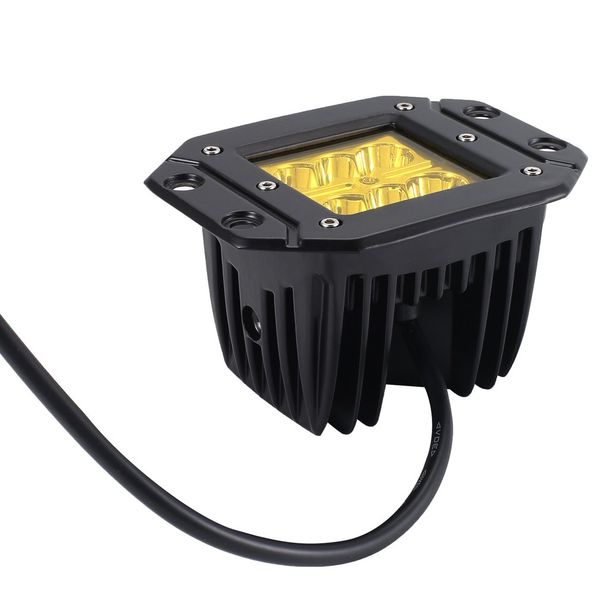 

12v led work light round off road led work lamp flood lamp xd020/24w essential accessories