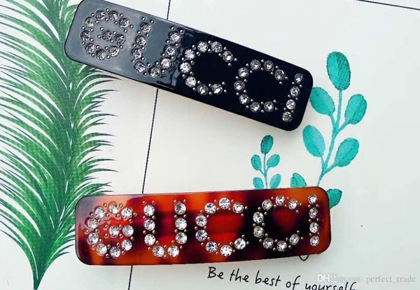 

горячие продажа tide девушки зажимов волос способа письмо алмазные украшения женщины barrettes партии банкет дизайн леди волос головной убор, Pink