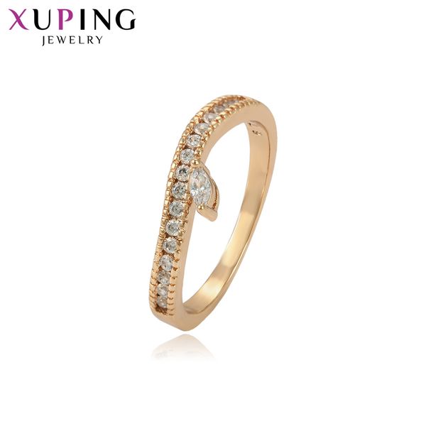 

xuping vintage elegant rings gold color plated exquisite ring for women christmas party jewelry gift s84,2-15299, Silver