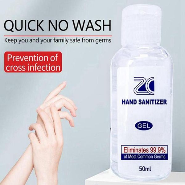 

50ml hand sanitizer gel 99.9% long-lasting sterilization no-wash hand sanitiser gel portable cleaner home travel protective hha1208