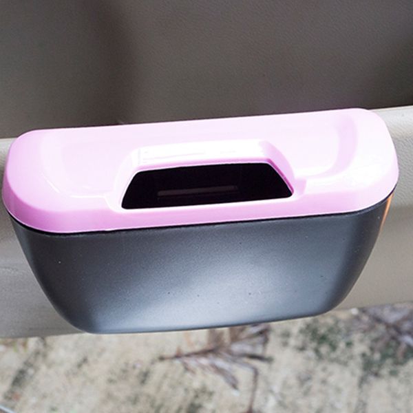 

universal travel auto car trash can bin bag rubbish garbage holder tool mini nets stowing car accessories auto accessorie