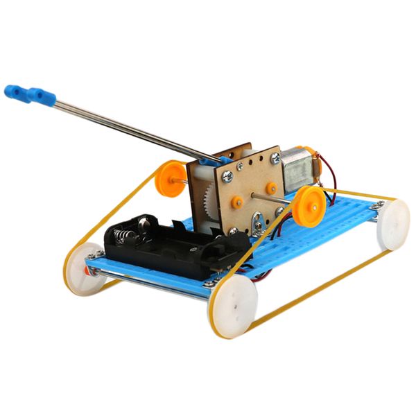

battery powered vehicle diy tank model kit kids science experiment