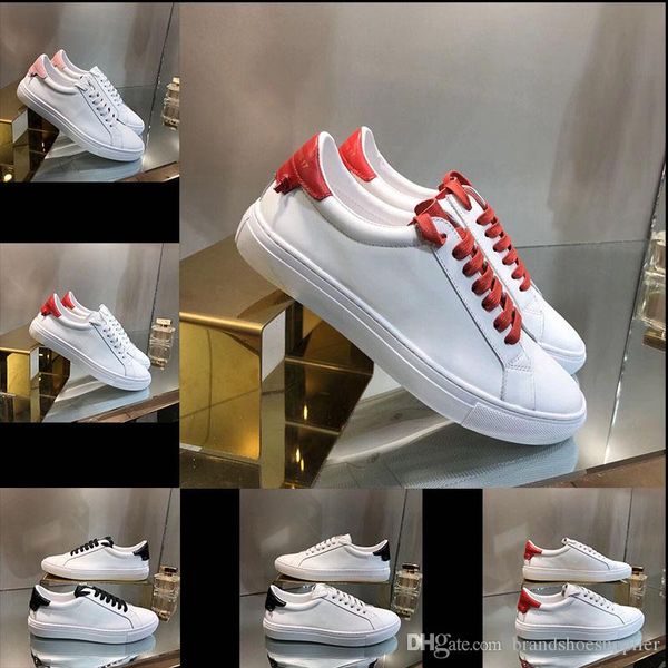 

designer female black white low-shoes men's women's leather casual shoes flat shoes chaussure femme homme