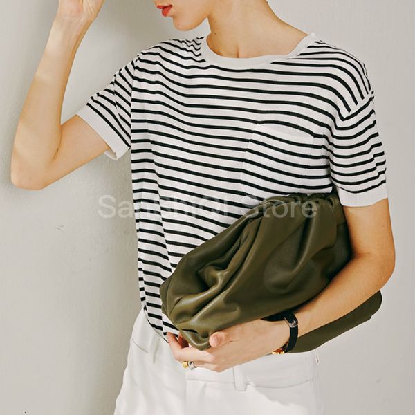 

clutch day evening party purse bag women large big ruched pillow hand leather cloud soft pouch handbag summer bolsa feminina