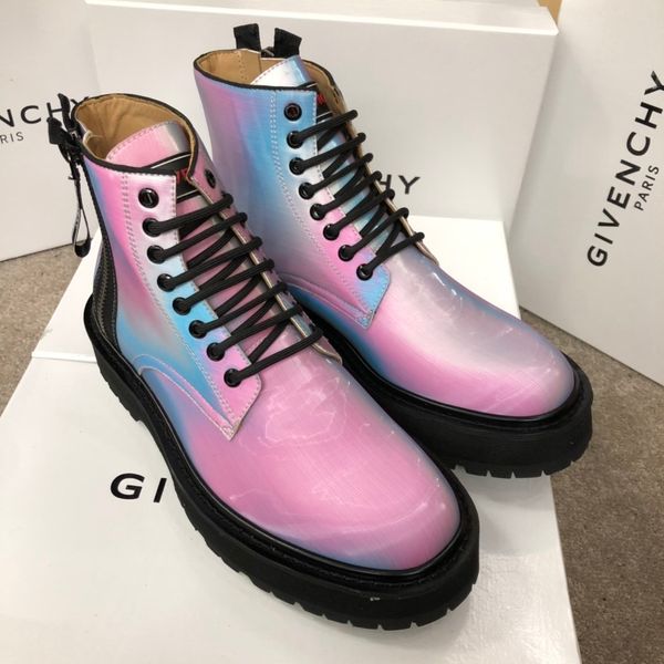 

brand men's shoes mens ankle lace casual botas fashion handmade leather comfortable fur men's boots men's design shoes luxury, Black