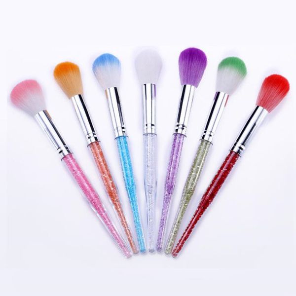 

colorful nail tools brush remove dust powder for acrylic nails nail art dust cleaner nail brush fast shipping f3196