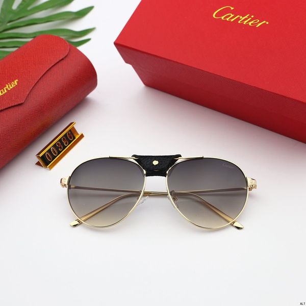 

men and women fashion sunglasses big frog mirror design woman men luxury designer#160;brand 1g carti sunglasses 1g, Black
