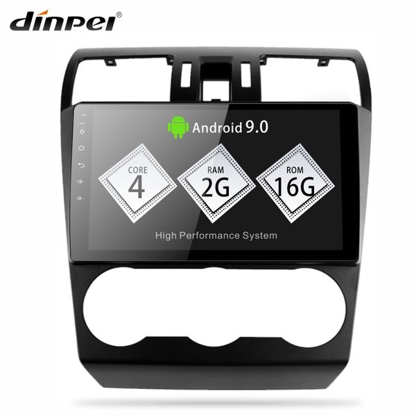 

dinpei android 9.0 car radio gps mulitimedia плеер для forester wrx 2016 2017 2018 wifi mp5 carplay android авто видео автомобильные dvd