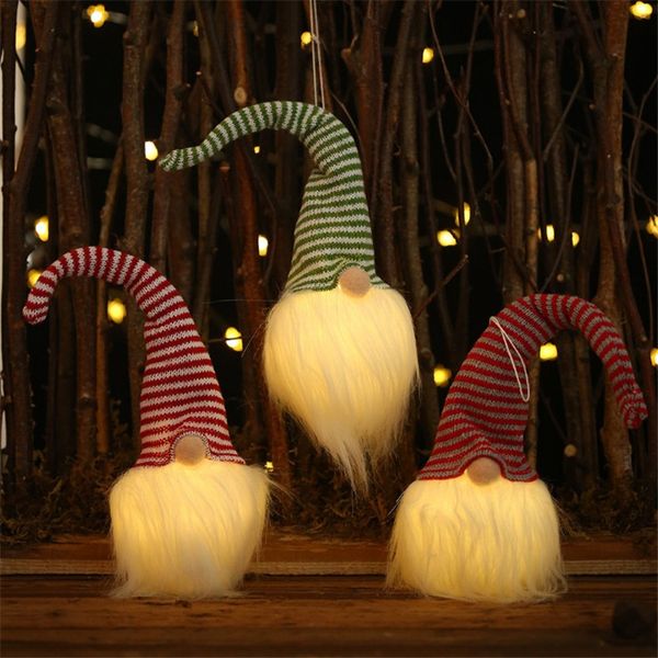

christmas decorations with lights glow ornaments christmas gifts for the elderly ornaments doll decor navidad