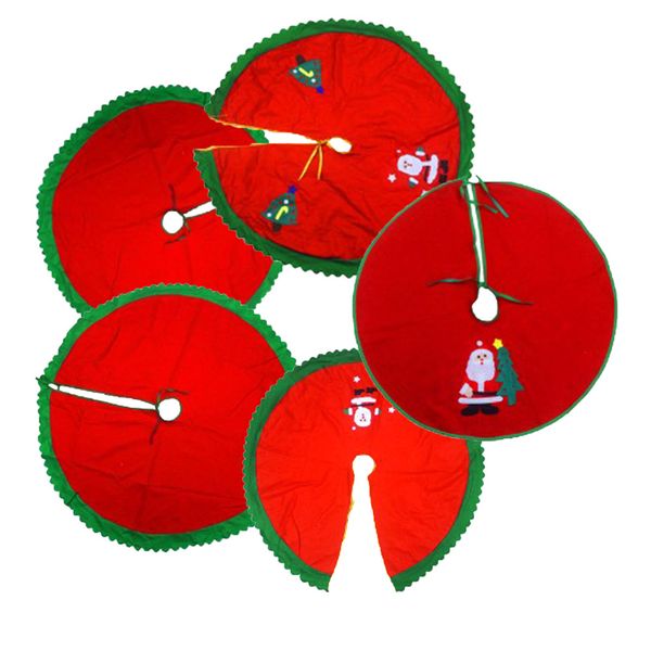 

2018 new arrival 60 cm and 90cm 1pc santa claus tree skirt christmas decoration holiday supplies