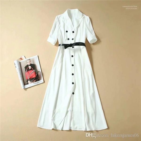 

waist famale dress womens summer designer solid color shirt dress fashion short sleeve v neck, Black;gray