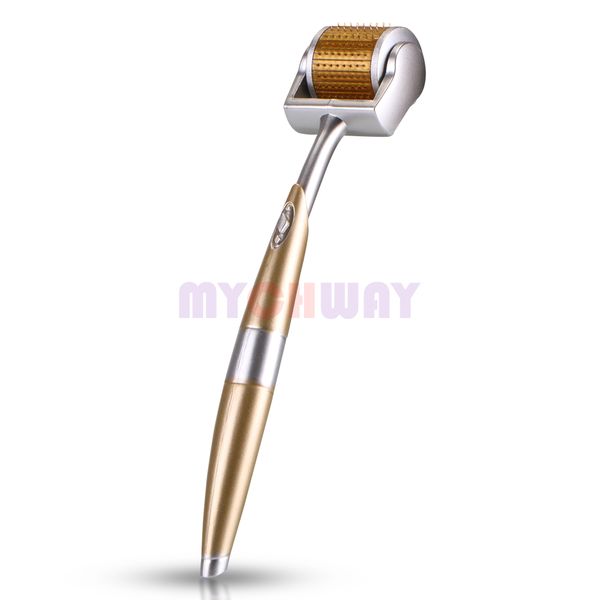 

sale titanium 192 needles microneedle derma skin roller micro needles dermatology system skin care acne treat