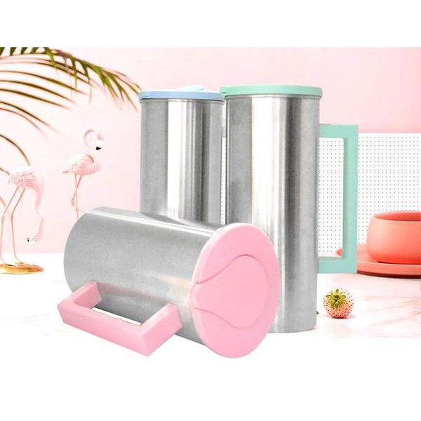 

himiss home large capacity stainless steel clod water kettle bottle with lid