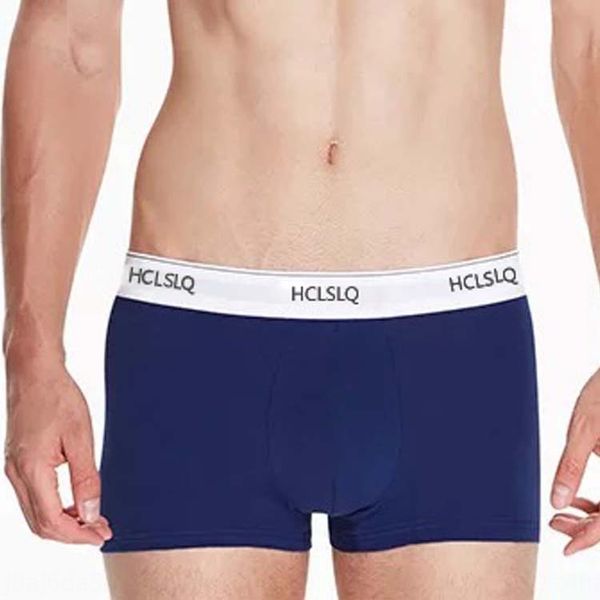 

xayra men's cotton elastic comfortable mid- wide men's sports fitness underwear cotton elastic comfortable mid-waist wide waist sp, Black;white