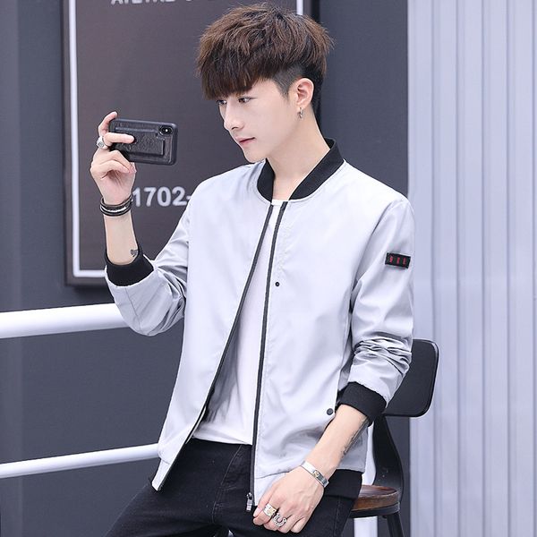 

men's jacket 19 years the latest casual self-cultivation business work sports travel trend handsome men's jacket, Black;brown