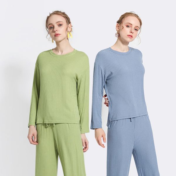 

pyjamas women pijamas sleepwear 2019 autumn winter 100% cotton long-sleeved home suits loose casual 2 pieces set tracksuits, Black;red