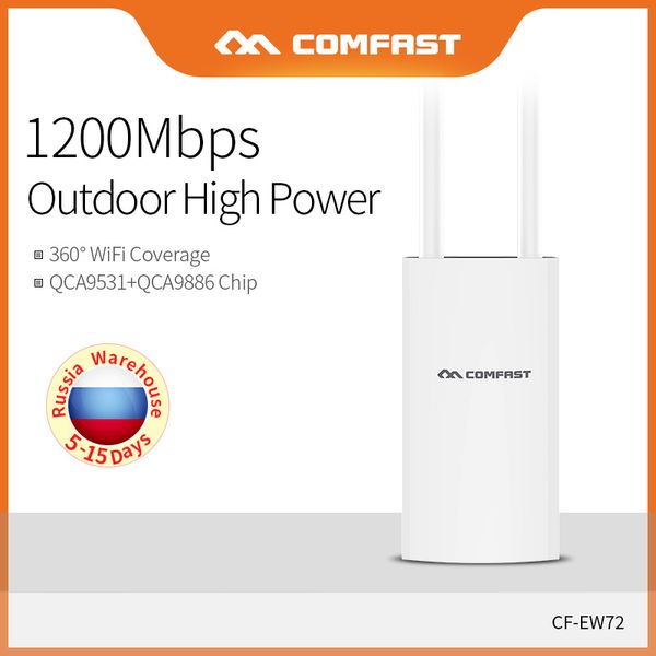 

comfast 1200mbps high power outdoor cpe router wifi bridge access point waterproof ap router wifi extender cf-ew72