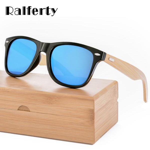 

ralferty ретро деревянные солнцезащитные очки мужчины bamboo sunglass женщины марка спорт goggle зеркало uv400 солнцезащитные очки мужской о