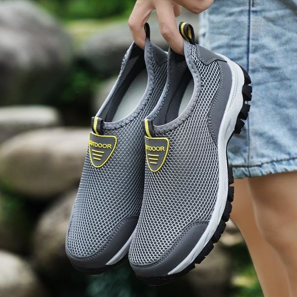 

men hard-wearing sneakers mesh casual shoes non-slip shoes summer breathable shoes