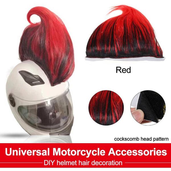 

helmet mohawk hair diy punk hair for motorcycle ski snowboard helmets for most motorcycle helmet protective gears accessories
