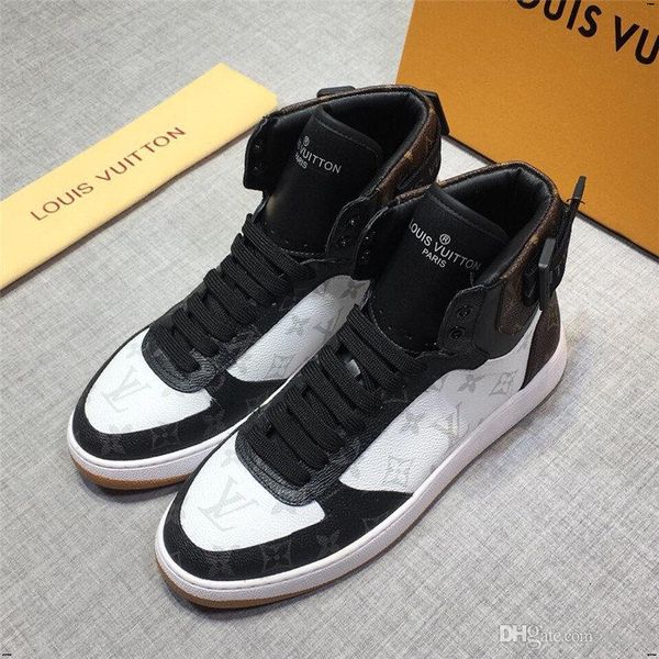 

19mm men's summer of scrawl fashion student board high-casual shoes casual shoes men sneakers sport shoes men 2020 yyyy8, Black
