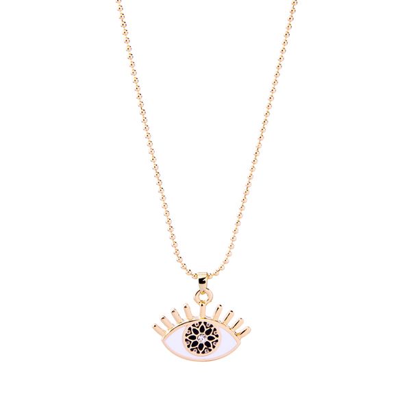 

10 pcs /lot devil eye necklace, Silver