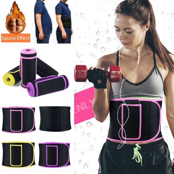 

2020 fashion slimming belt body shaper waist trainer gym sweating fat burning, Black;gray