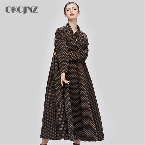 

long section collar women literary disc buckle windbreaker loose straight thick spring new female trench coat yy273, Tan;black