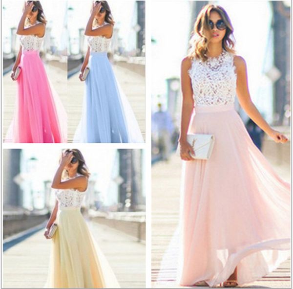 

full flare sleeve falbala neck bowknot ruffles chiffon evening party formal celebrating dress for women, Black;pink