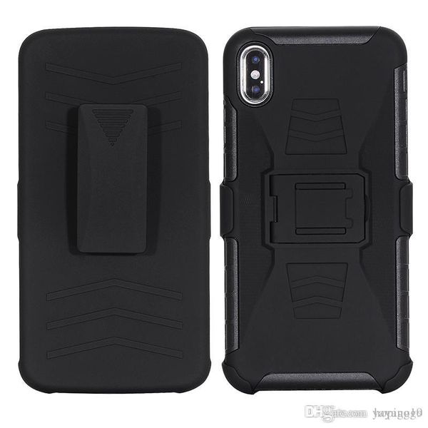

wholesale for iphone xs max xr x 7 8 6s plus future armor impact hybrid hard case cover belt clip kickstand stand combo
