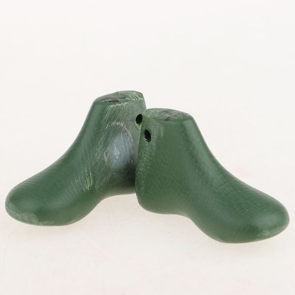 

plastic shoe lasts mold for 18inch accessories green #5