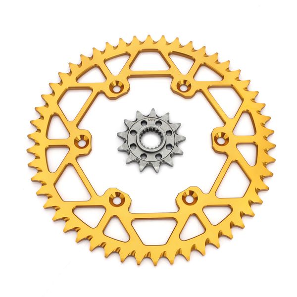 

bikingboy front 13t rear 48t 49t 50t 51t 52t sprocket for rm 450 05 06 07 08 09 10 11 12 13 14 15 16 17 gold black silver