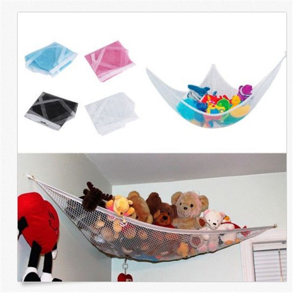 

kids' toy storage hammock net large mesh hammock organizer storage holder baby stuffed animals creative hanging bag new