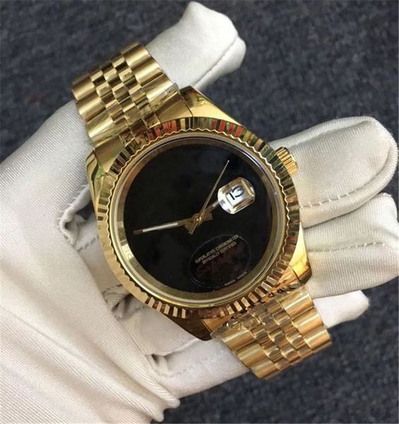 

механические автоматические часы мужские часы d date 41mm розы золотой человек часы из нержавеющей стали ремешок двойной календарь наручные, Slivery;brown