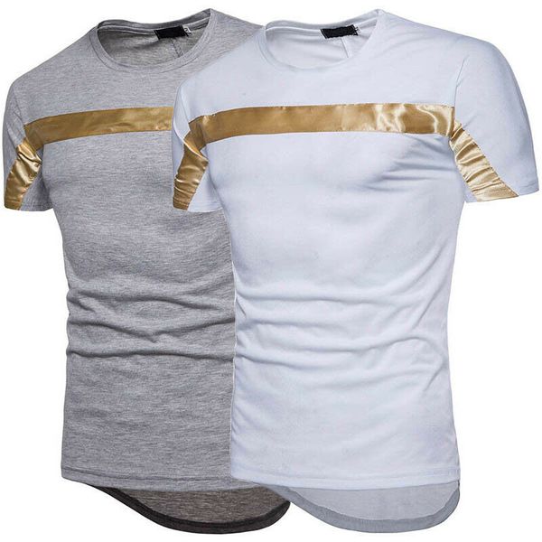 

короткий рукав футболка с груди для мужчин slim fit o образным вырезом с коротким рукавом мышечные tee рубашки футболки топы casual блуза, White;black