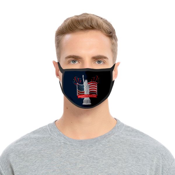 

день независимости сша маска для леди cubrebocas цвет роза маски washable полиэфир сша независимость authenti sqtrimmer htifr, Silver